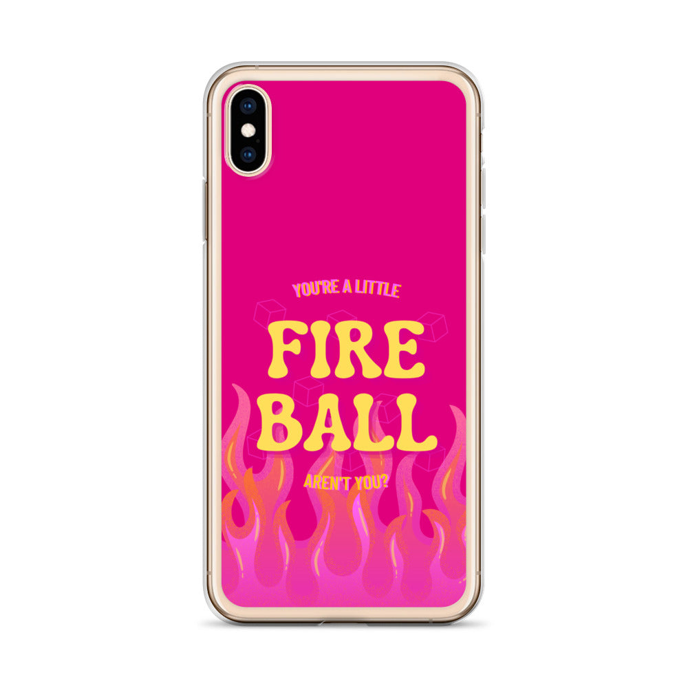 Fiesty Fireball Wizard (Fuchsia) iPhone® Case