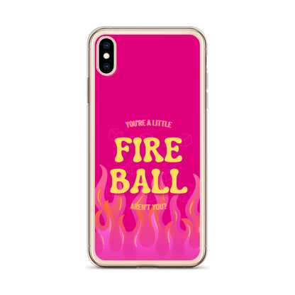 Fiesty Fireball Wizard (Fuchsia) iPhone® Case