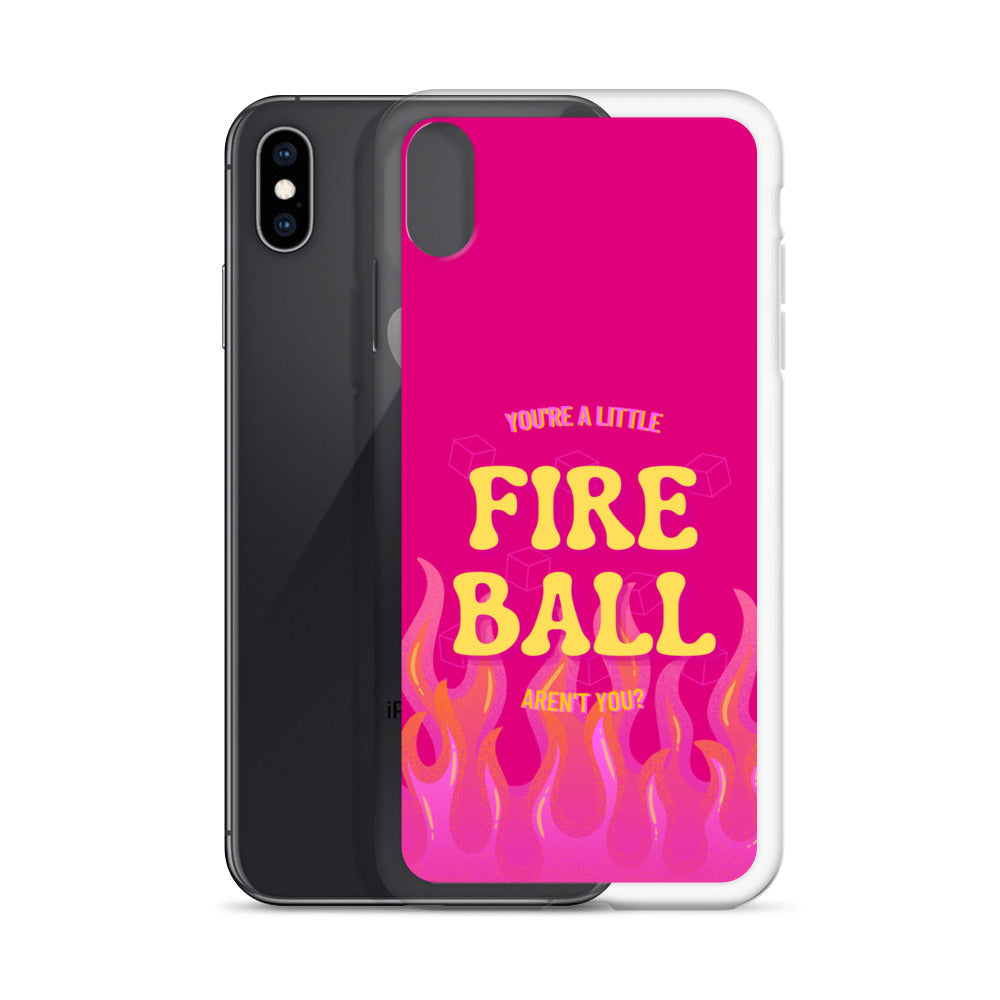 Fiesty Fireball Wizard (Fuchsia) iPhone® Case