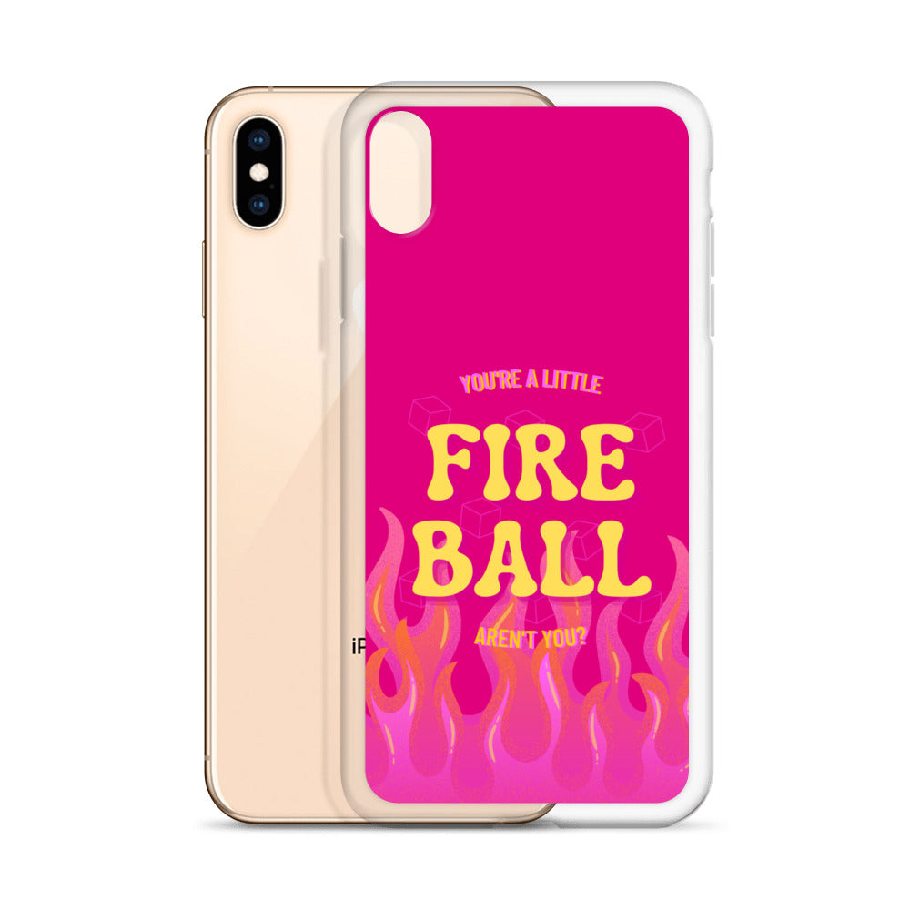 Fiesty Fireball Wizard (Fuchsia) iPhone® Case